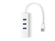 Безжични адаптери TP-Link UE330 USB 3.0 3-Port Hub & Gigabit Ethernet