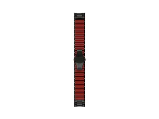 Каишки Garmin QuickFit 22 хибрид титан/силикон каишка