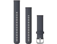 Каишки Garmin гранитно синьо със сребристо 18мм