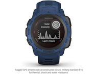 Смарт часовници Garmin Instinct Solar Tidal Blue