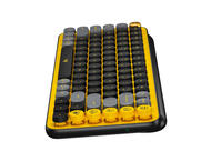 Клавиатури Logitech POP Keys Wireless Mechanical Keyboard With Emoji Keys, US, BLAST YELLOW