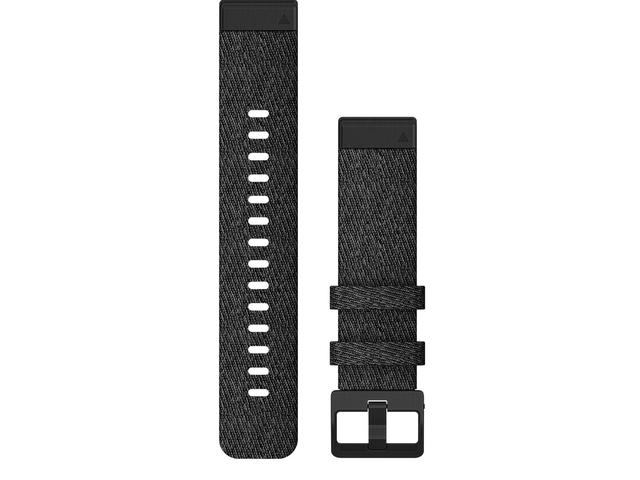 Каишки Garmin QuickFit 20 Heathered Black Nylon with Black Hardware