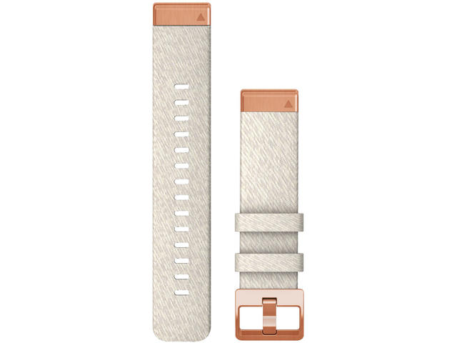 Каишки Garmin QuickFit 20 Cream Heathered Nylon с Rose Gold Hardware