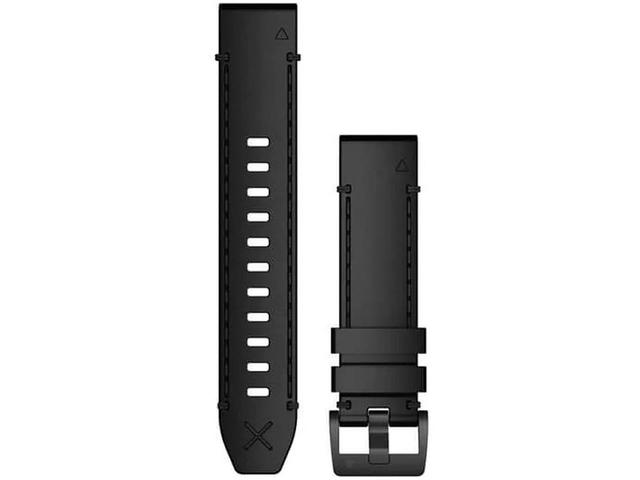 Каишки Garmin QuitFit 22 Black Leather Strap