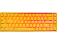 Клавиатури Ducky One 3 Yellow SF 65, Cherry MX Clear суичове