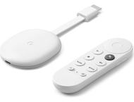 Плейъри Google Chromecast with Google TV, HDMI, Бял