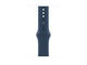 Смарт часовници Apple Watch SE (v2) GPS Cellular, 44mm Silver Aluminium Case with Abyss Blue Sport Band - Regular