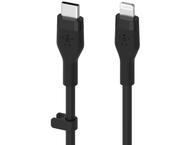 Кабели и Адаптери Belkin BOOST CHARGE Silicone cable USB-C to Lightning - 3M - Black