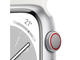 Смарт часовници Apple Watch Series 8 GPS + Cellular 45mm Silver Stainless Steel Case with White Sport Band - Regular
