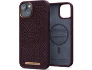 Калъфи Njord Salmon Leather Magsafe за iPhone 14 Plus, кафяв