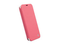 Калъфи Krusell Malmo Flip cover - кожен калъф, тип портфейл за Samsung Galaxy S5 SM-G900 (розов)