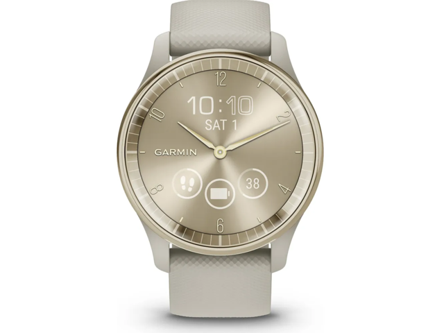 Смарт часовници Garmin Vivomove Trend Cream Gold безел с French Grey корпус