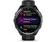 Смарт часовници Garmin Forerunner 965 DLC Titanium безел/Black корпус/Black/Powder Grey силиконова каишка