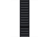 Каишки Apple Watch 45mm Band: Midnight Leather Link - S/M