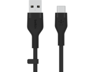 Кабели и Адаптери Belkin BOOST CHARGE Flex Silicone cable USB-A to USB-C - 2M - Black