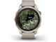 Смарт часовници Garmin fenix 7S Pro Sapphire Solar Edition - Soft Gold с Limestone кожена каишка