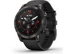 Смарт часовници Garmin Epix Pro (Gen 2) Sapphire Edition 47 мм Carbon Grey DLC Titanium с Black каишка