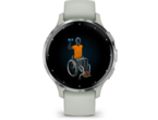 Смарт часовници Garmin Venu 3S Silver безел с Sage Grey корпус и силиконова каишка 