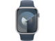 Silver Alu Case w Storm Blue Sport Band - S/M