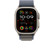 Смарт часовници Apple Watch Ultra2 Cellular, 49mm Titanium Case w Blue Alpine Loop - Small