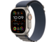 Смарт часовници Apple Watch Ultra2 Cellular, 49mm Titanium Case w Blue Alpine Loop - Small