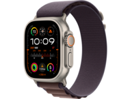Смарт часовници Apple Watch Ultra2 Cellular, 49mm Titanium Case w Indigo Alpine Loop - Medium