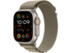 Смарт часовници Apple Watch Ultra2 Cellular, 49mm Titanium Case w Olive Alpine Loop - Medium