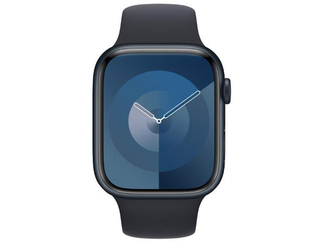 Смарт часовници Apple Watch S9 Cellular 41mm Midnight Alu Case w Midnight Sport Band - M/L