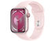 Смарт часовници Apple Watch S9 Cellular 41mm Pink Alu Case w Light Pink Sport Band - M/L