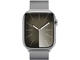 Silver Stainless Steel Case w Silver Milanese Loop