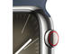 Смарт часовници Apple Watch S9 Cellular 41mm Silver Stainless Steel Case w Storm Blue Sport Band - M/L
