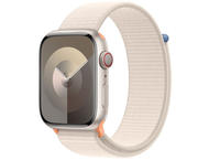 Смарт часовници Apple Watch S9 Cellular 41mm Starlight Alu Case w Starlight Sport Loop