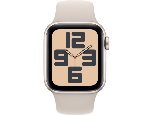 Смарт часовници Apple Watch SE2 v2 Cellular 40mm Starlight Alu Case w Starlight Sport Band - M/L