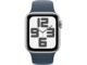 Silver Alu Case w Storm Blue Sport Band - S/M