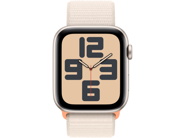 Смарт часовници Apple Watch SE2 v2 GPS 44mm Starlight Alu Case w Starlight Sport Loop