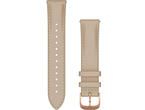 Каишки Garmin Quick Release Bands 20mm Light Sand Italian Leather с 18K Rose Gold PVD