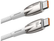 Кабели и Адаптери Baseus Glimmer fast charging USB-C 100W 2м - бял