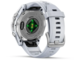 Смарт часовници Garmin fēnix® 8 - 43 мм, Silver с Whitestone силиконова каишка