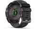 Смарт часовници Garmin fēnix® 8 – 51 mm,  AMOLED, Sapphire - Carbon Gray DLC Titanium с Black/Pebble Gray силиконова каишка