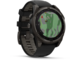 Смарт часовници Garmin fēnix® 8 - 47 мм Solar, Sapphire - Carbon Gray DLC Titanium с Black/Pebble Gray силиконова каишка