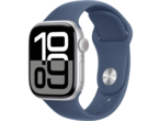 Смарт часовници Apple Watch S10 GPS 42mm Silver Alu Case with Denim Sport Band - M/L
