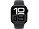 Смарт часовници Apple Watch S10 GPS + Cellular 42mm Jet Black Alu Case with Black Sport Band - S/M
