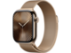 Смарт часовници Apple Watch Series 10 GPS + Cellular 42mm Gold Titanium Case with Gold Milanese Loop