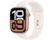 Смарт часовници Apple Watch S10 GPS + Cellular 46mm Rose Gold Alu Case with Light Blush Sport Band - S/M