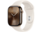 Смарт часовници Apple Watch S10 GPS + Cellular 46mm Gold Titanium Case with Starlight Sport Band - M/L