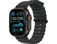 Смарт часовници Apple Watch Ultra2 (2024) GPS + Cellular 49mm Black Titanium Case with Black Ocean Band