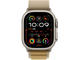Смарт часовници Apple Watch Ultra2 (2024) GPS + Cellular 49mm Natural Titanium Case with Tan Alpine Loop - Small