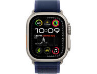 Смарт часовници Apple Watch Ultra2 (2024) GPS + Cellular 49mm Natural Titanium Case with Blue Trail Loop - S/M