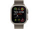 Natural Titanium Case /Natural Titanium Milanese Loop - S