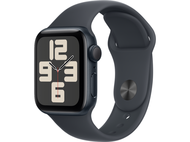 Смарт часовници Apple Watch SE2 (2024) GPS 40mm Midnight Alu Case with Midnight Sport Band - M/L